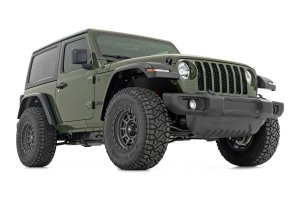 Jeep Wrangler JL Suspension Lift Kit - Front + Rear - Rough Country - 3.5 Inch, C/A Drop, Front D/S, M1 - '24-'25